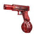 new arrival: fully automatic second-generation electric glock water gun with lights - outdoor toy for boys and girls