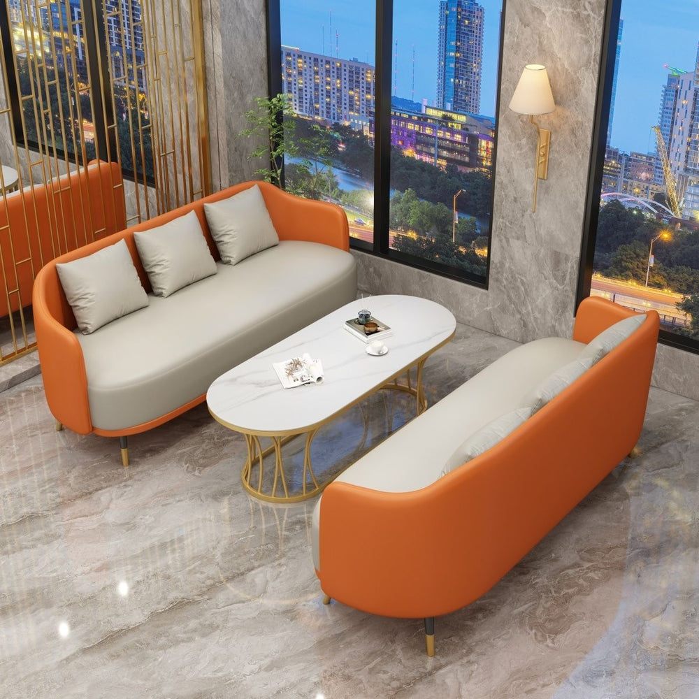 Negotiation table and chair combination sales office reception table and chair shopping mall beauty salon casual single sofa coffee table combination