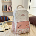 Versatile japanese-style star & polka dot kids' backpack - new korean design, large capacity, cute outdoor tote bag/backpack for boys & girls