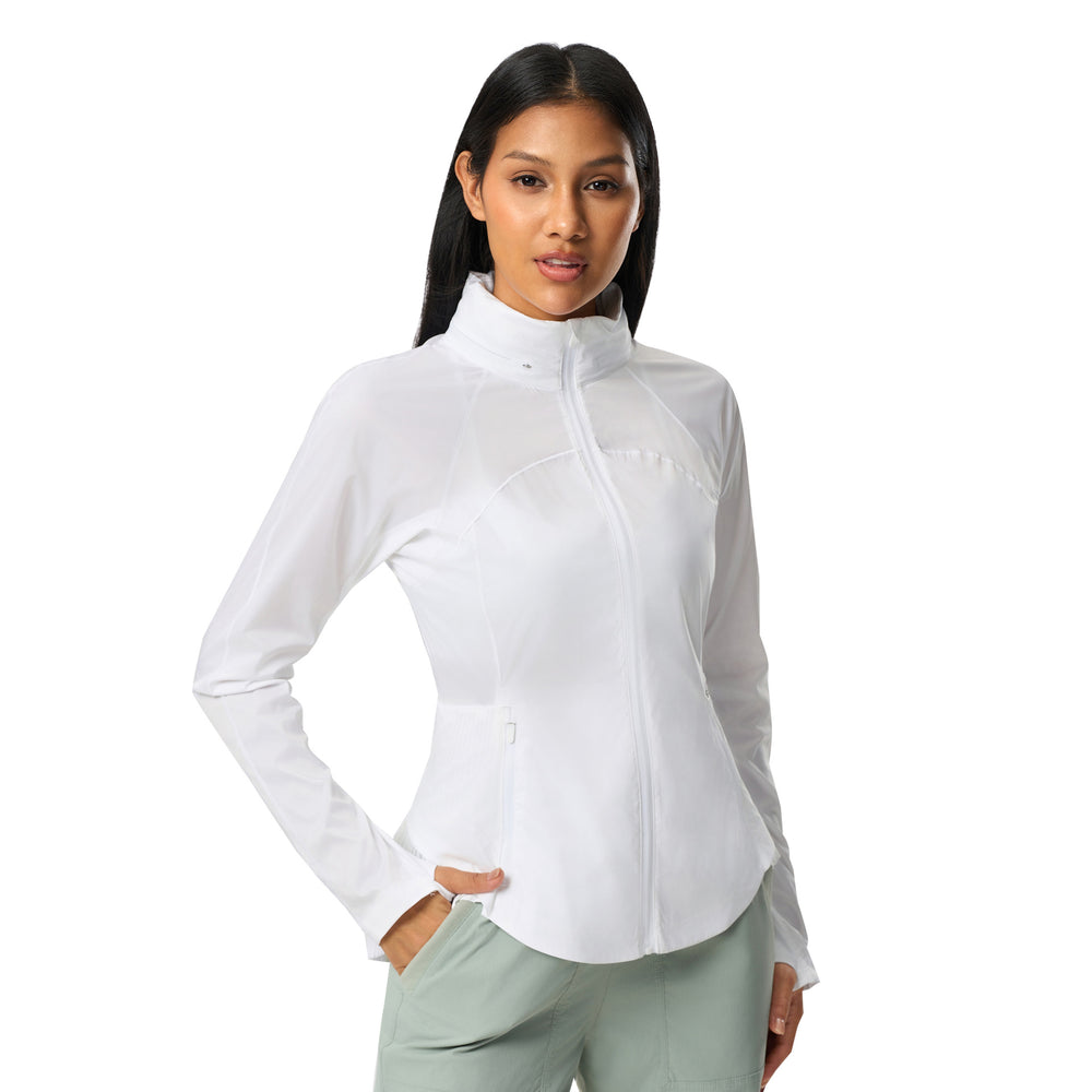 Summer sports outdoor uv protection skin suit upf50+ slimming breathable sun protection clothing for women d25005