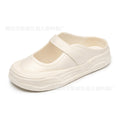 Carefully selected 2026 spring new korean rhinestone casual chunky sole canvas shoes mary jane flats versatile athletic sneakers