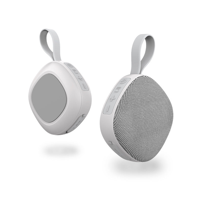 2026 new wireless bluetooth speaker - portable fabric waterproof mini speaker with subwoofer, card slot, and magnetic base