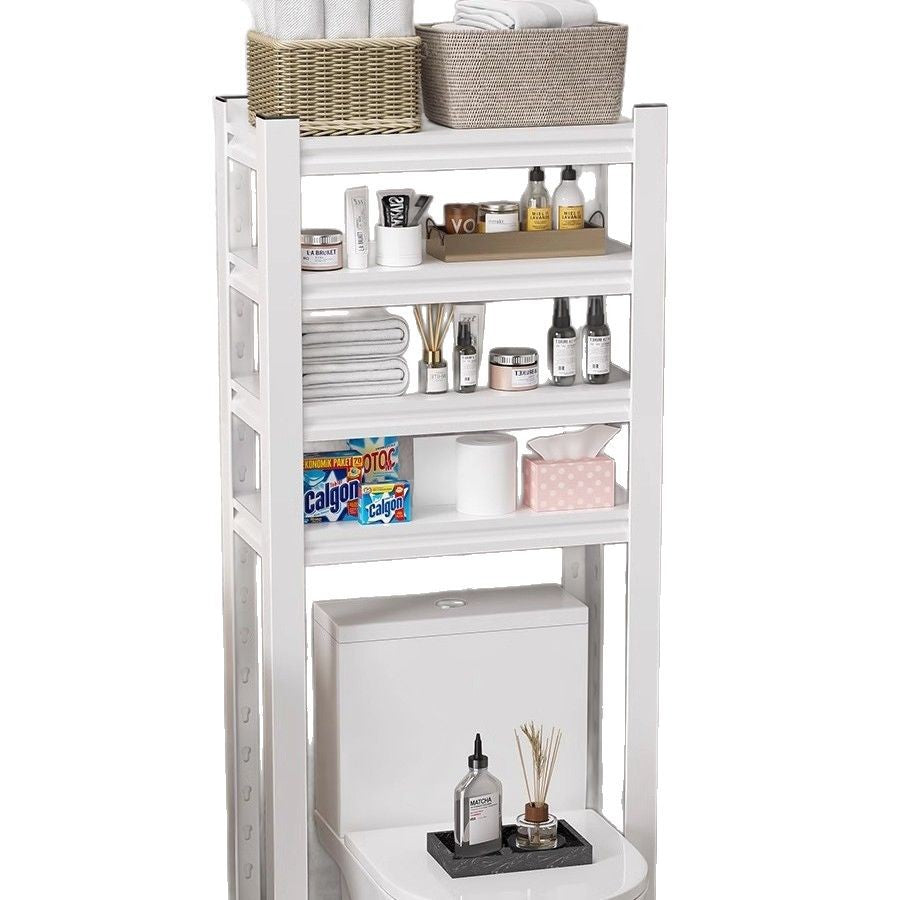 Washing machine rack - freestanding laundry shelf for home, balcony, over toilet storage, bathroom toilet storage rack