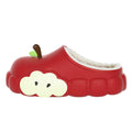 Cotton slippers women's winter 2025 new red apple slippers fleece-lined heattech indoor anti-slip baotou half slippers wholesale