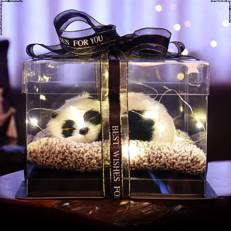 Birthday gifts for girls on Children's Day, children's girlfriends, girlfriends, simulated cats to accompany dolls 61 gift boxes