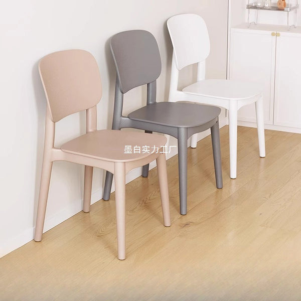 Plastic chairs Dining chairs Household back chairs Comfortable and sedentary Modern simple thickened plastic stools Commercial dining tables and chairs
