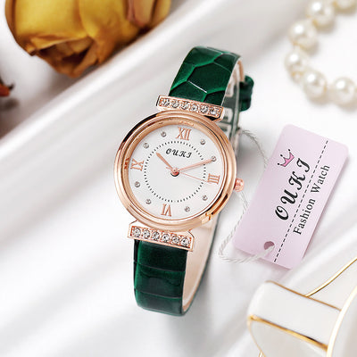 Tiktok trending women's watch: stylish, waterproof, minimalist, elegant, light luxury, unique, and new ins style