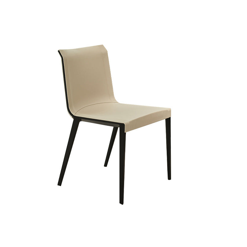 Foshan charlotte normcore chair accessible luxury modern casual ultra-migration leather for home dining table and chairs classy designer dining chair