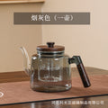 new all-in-one glass tea kettle: large capacity, electric ceramic cooker for boiling water and brewing tea with spray function
