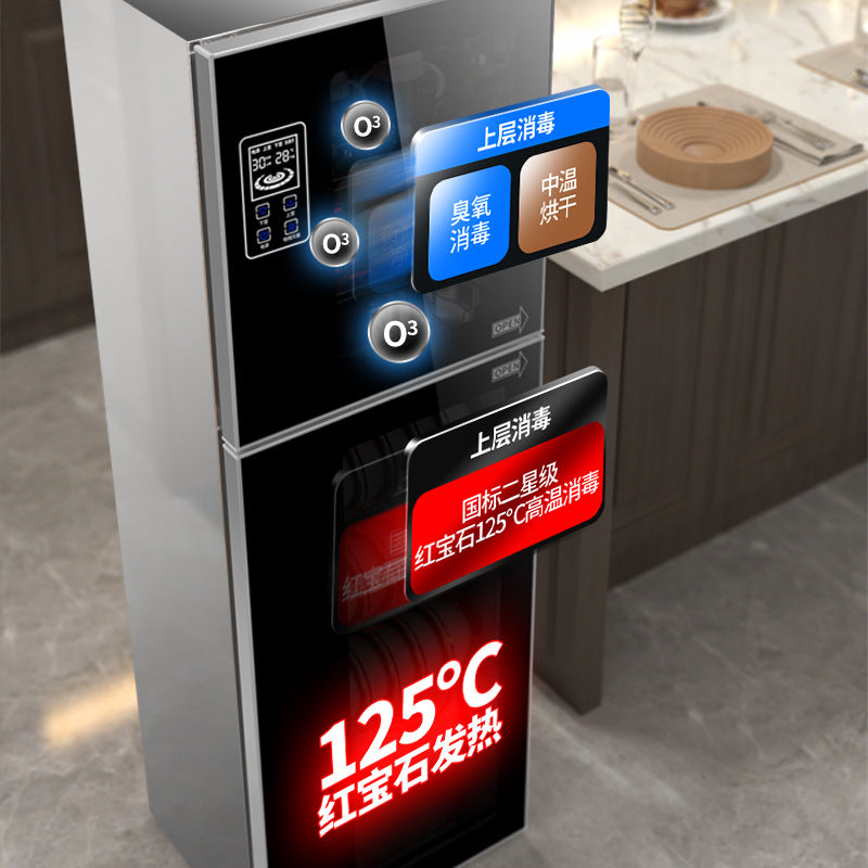 Wholesale stainless steel disinfection cabinet - commercial/industrial grade, small kitchen countertop/free-standing, household dish and utensil high-temperature sterilization cabinet