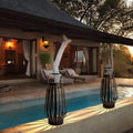Outdoor waterproof solar lawn lamp portable lamp house garden lamp movable decorative atmosphere floor lamp