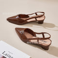 Toe-cap sandals new arrival2026summerfashion glossy pointed toe sandals outwear high heels women's toe-cap back hollow sandals