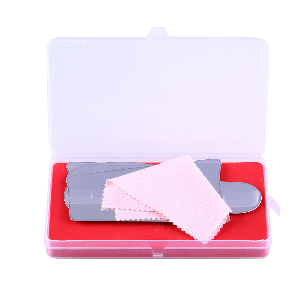 Dental reflector, orthodontic reflector, 4 photo reflectors in the mouth, stainless steel single-sided reflector