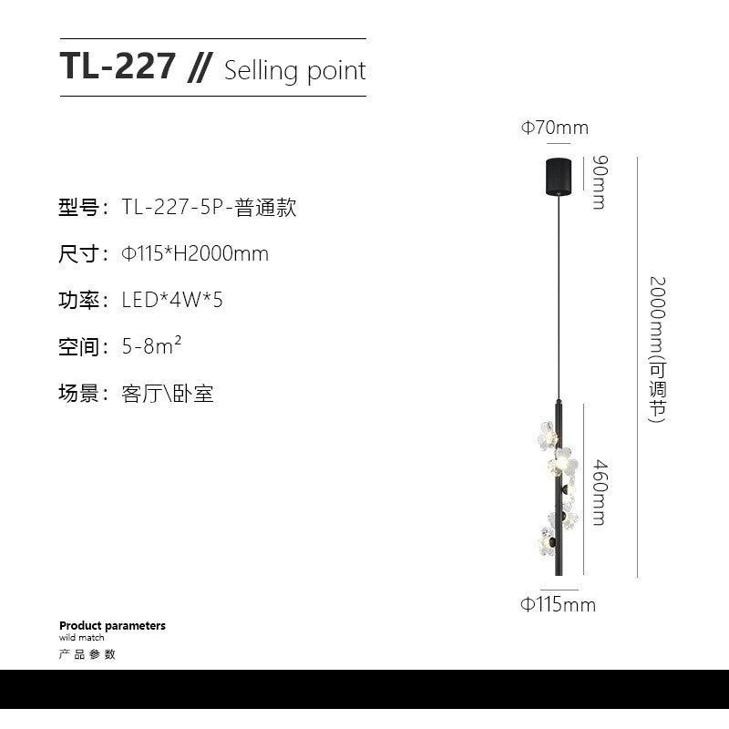 Wall lamp light luxury personality creative bedroom led bedside lamp Nordic simple modern living room TV series background wall lamp