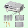 Natural color dining stove + all gold korean spoon and colander + bread clip