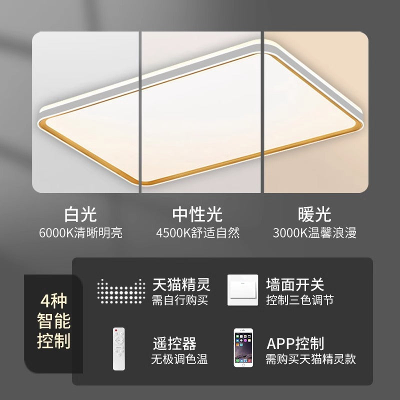 Living room light modern simple atmosphere 2025 new whole house package combination ceiling Guangdong Zhongshan lighting manufacturer