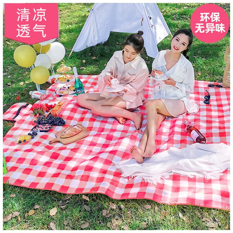 Picnic mat outdoor moisture-proof pad portable spring outing ground mat picnic cloth ins style camping mat outing picnic supplies