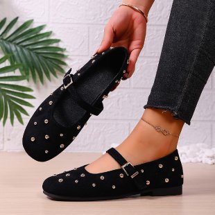 spring/autumn new arrivals: women's flat shoes for cross-border e-commerce, plus sizes available. 0.5cm heel height difference. wholesale options available. dropshipping to  and