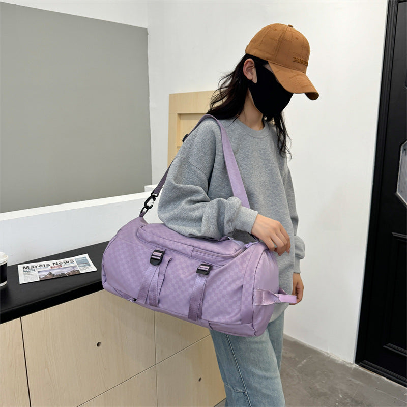 New multi-functional travel bag outdoor leisure double back luggage bag portable shoulder independent shoe compartment swimming training bag