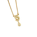 [titanium steel] cross-border popular diamond-encrusted digital necklace, high-end full-diamond light luxury pendant, copper-inlaid zircon clavicle chain jewelry