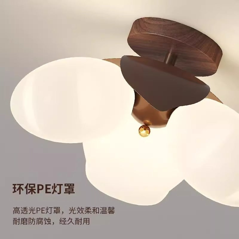 Medieval style bedroom main light study children's room LED ceiling light advanced French retro room restaurant lighting