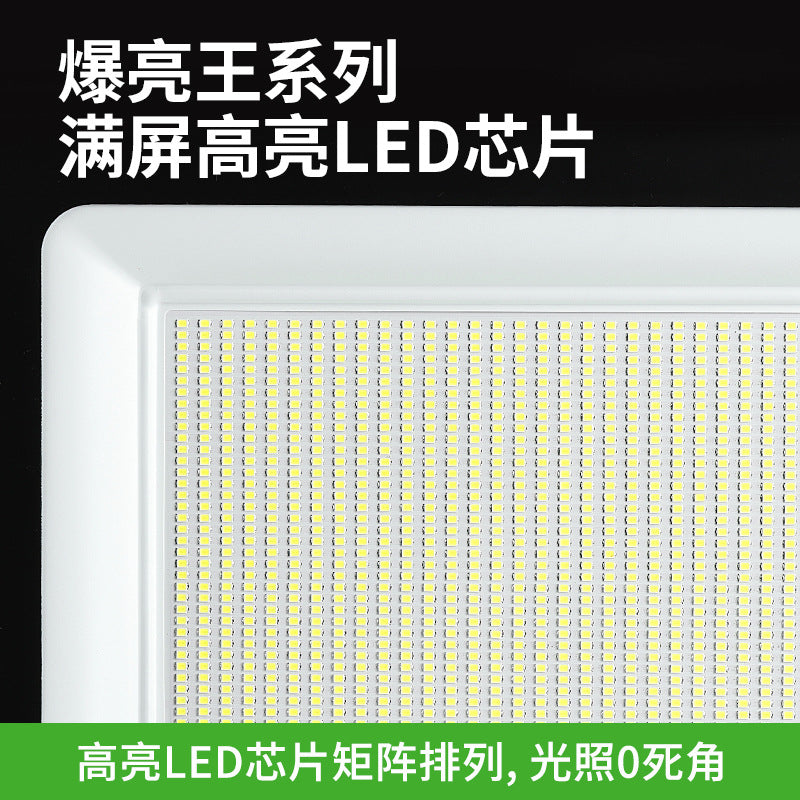 LED floodlight exploding king spotlight outdoor waterproof strong light super bright construction site searchlight outdoor lighting floodlight