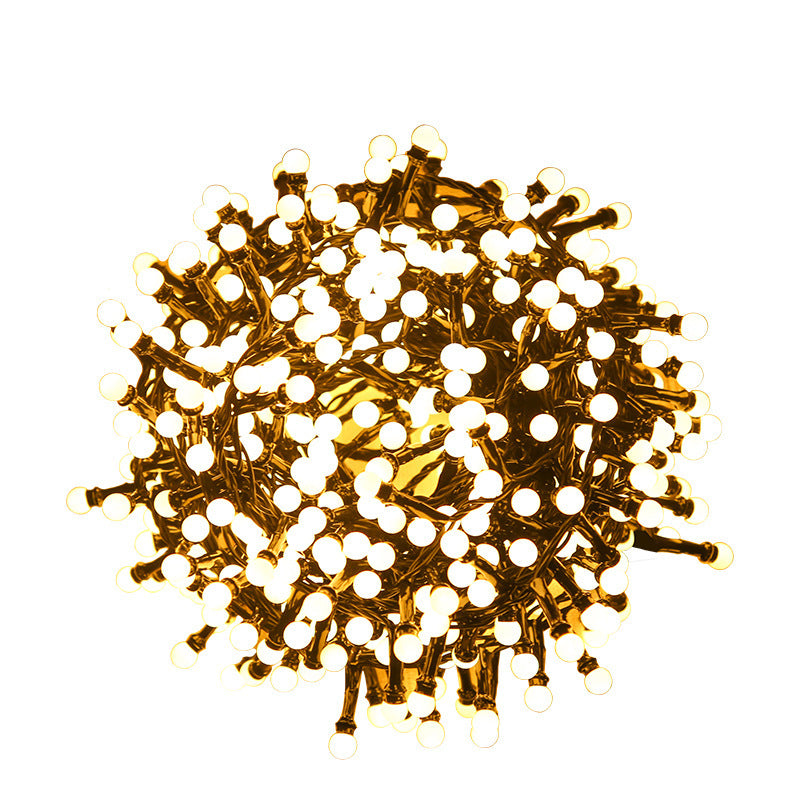's new led ball light string Christmas lights outdoor waterproof solar garden wedding decoration lights