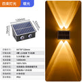 Solar powered outdoor wall light for rural areas, villas, balconies, and walls - waterproof courtyard lighting