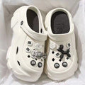 Women's clogs - new 2024 summer collection: chunky sole, non-slip, trendy office-ready, height-increasing, closed-toe sandals for beach and everyday wear