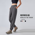 Fall and winter style elastic waist jogger pants women's high waistslimming lookcasual sweatpants fitness yoga pants daw136