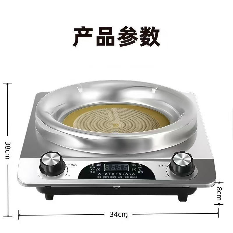 New arrival electric ceramic stove concave surface for home5000w high power non-pick pot fierce fire hot pot cooking multi-function induction cooker