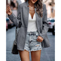 Amazon  new arrival: minimalist chic casual wool blend cardigan blazer