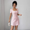 fashion  spring new product hip covering dress women's elegant work clothing
