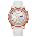 Douyin duoduo cross-border platform geneva watch women's three-eye roman belt quartz watch manufacturer spot wholesale