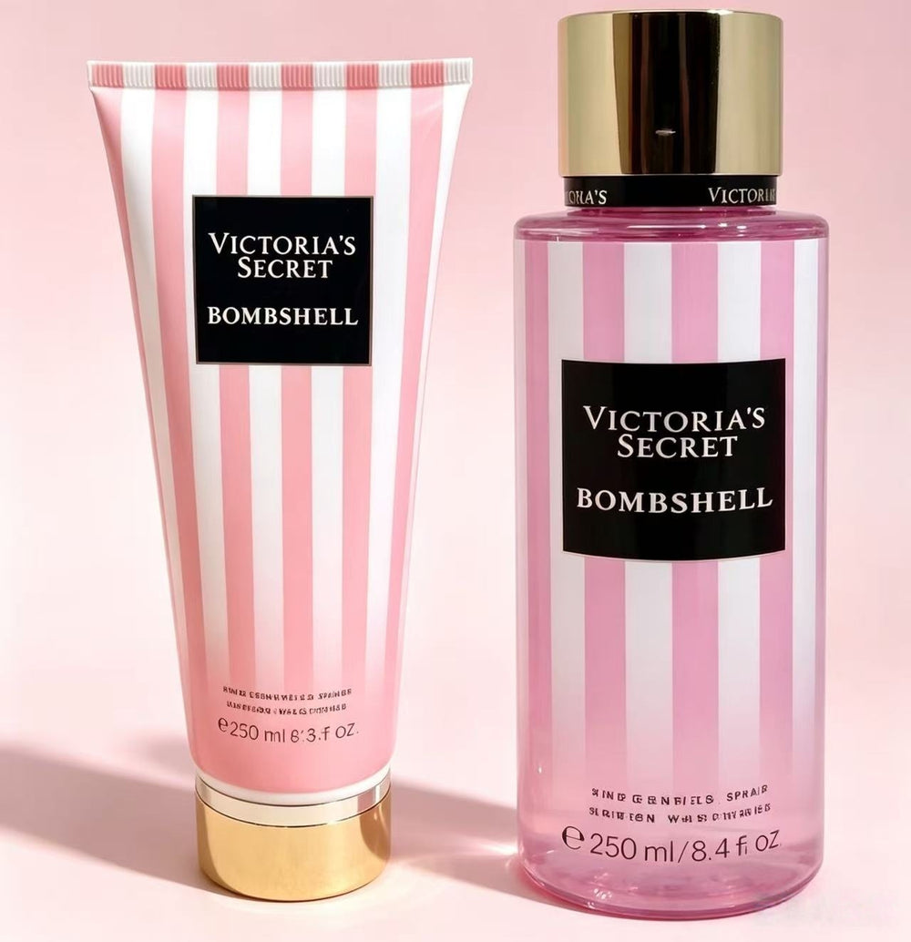 New arrival victoria's secret body lotion & fragrance spray suit moisturizing body lotion suit