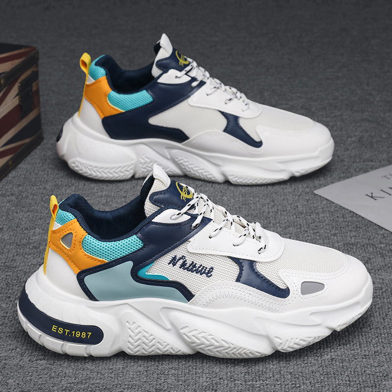 Men's winter 2025 new arrival: youth sports running shoes, casual height-increasing, trendy "dad shoes" - popular style