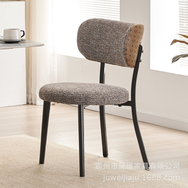 Italian minimalist dining chair, nordic designer chair, modern minimalist home backrest chair, light luxury dining table chair, hotel chair