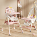 Baby high chair - foldable feeding chair for infants and toddlers - multifunctional dining chair and seat for home use