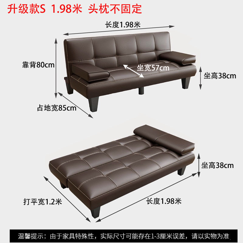 Lazy person's convertible sofa bed for bedroom, living room, office, small apartment – foldable, multi-functional, perfect for rentals