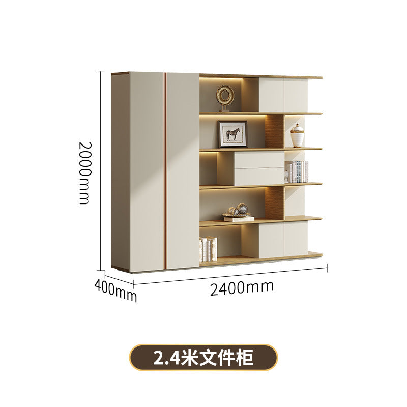 Boss table, desk, light luxury, senior sense of leadership, chairman, president, table and chair combination, designer, large class desk woman