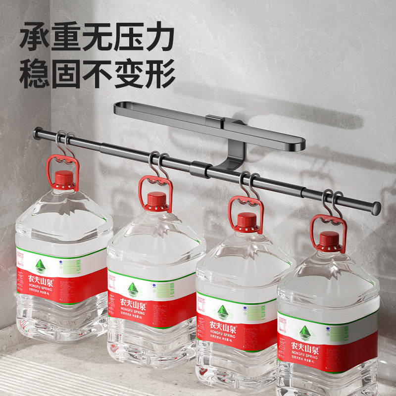 Put drying racks, storage racks, non-punching wall-mounted finishing racks, household balconies, clips, multifunctional hook rods