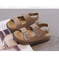 Girls' retro velcro sandals -  summer new arrivals: versatile, comfortable, and casual flat sandals for kids, perfect for beach and everyday wear