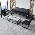 Reception sofa and coffee table set - minimalist style for waiting areas, lounges, and office spaces