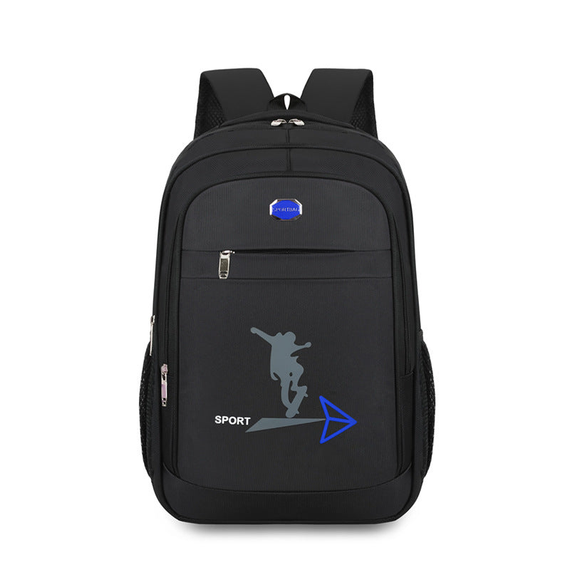 Cross-border backpack Men's backpack Large capacity travel bag Computer leisure Women's multi-layer high junior high school student backpack