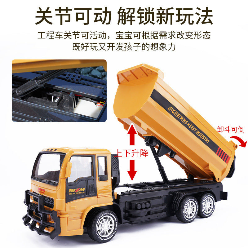 alloy remote control excavator toy car kids boys large engineering vehicle excavator toy wireless excavator
