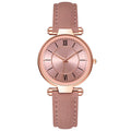 Amazon wishnew arrival belt watch women's colorful sun pattern quartz watchwomen watches