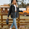 e-commerce   new versatile slimming retro classic loose denim casual jacket top for women