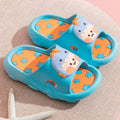 Kids' summer cartoon slippers - boys' indoor home anti-slip soft sole bathroom cute girls' baby princess sandals