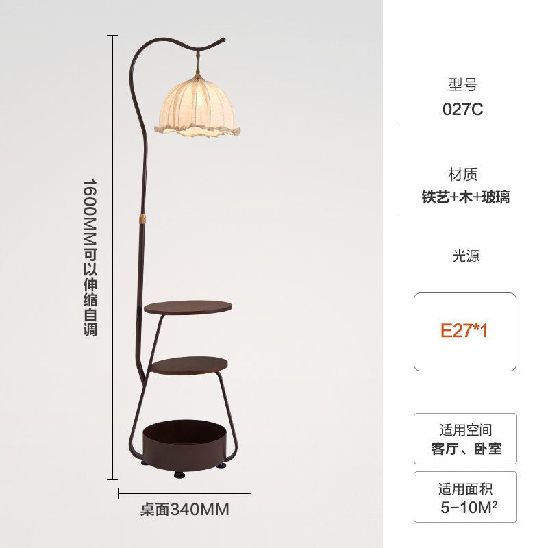 Used new arrival storage function floor lamp all-in-one grapefruit lamp living room sofa beside atmosphere coffee table fishing lamp