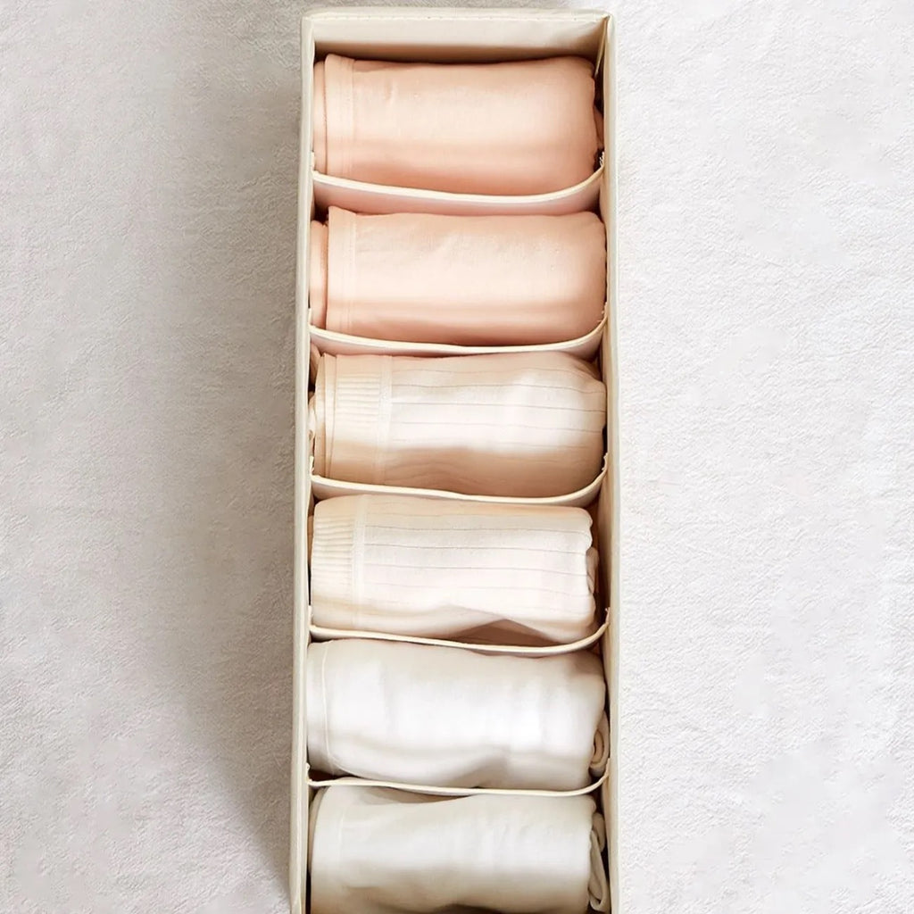 Cationic Storage Household Three-piece Foldable Organizing Box Underwear Panties Socks Clothing Storage Box